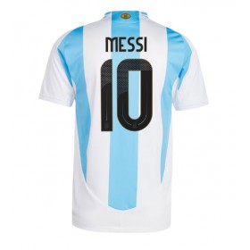 Argentina Lionel Messi #10 Hemmakläder Copa America 2024 Kortärmad